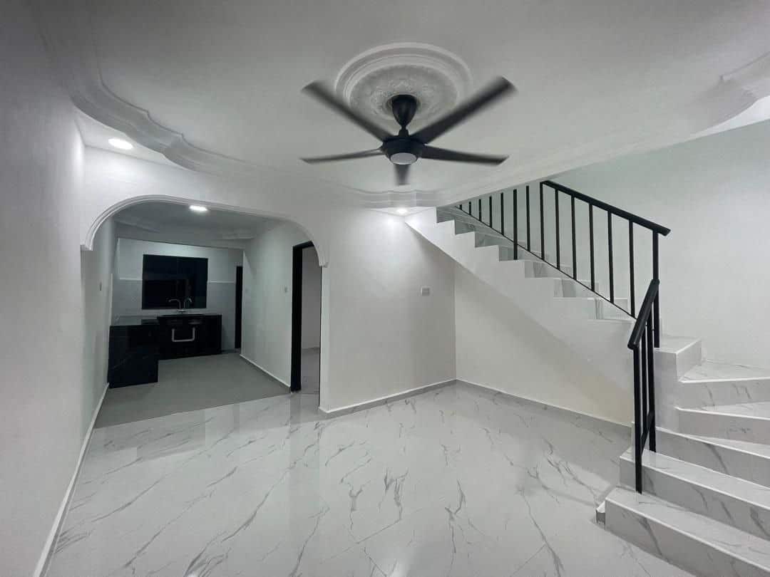 Double storey medium cost Taman Kota Masai