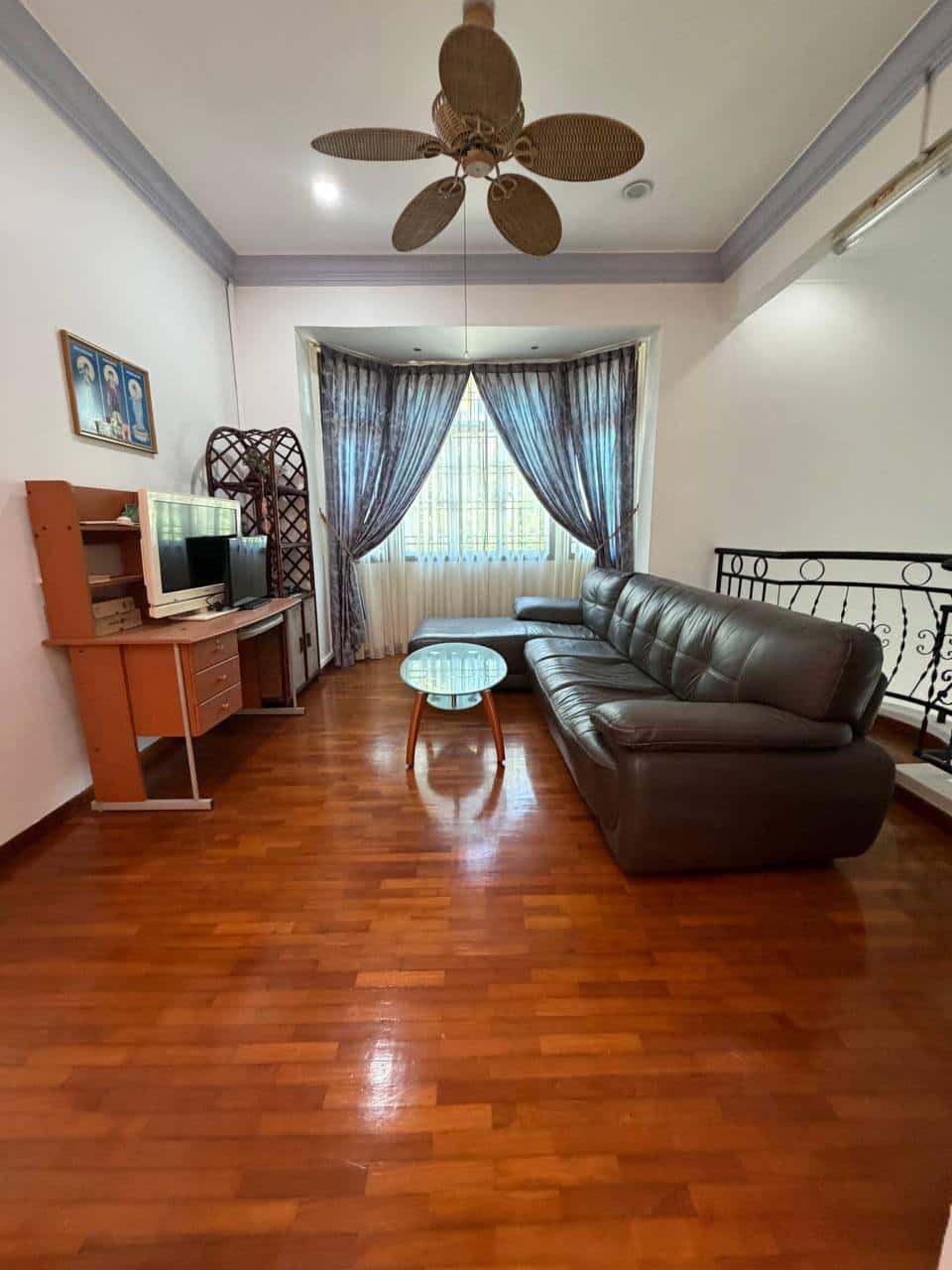 Double Storey Link House Sutera Ungu