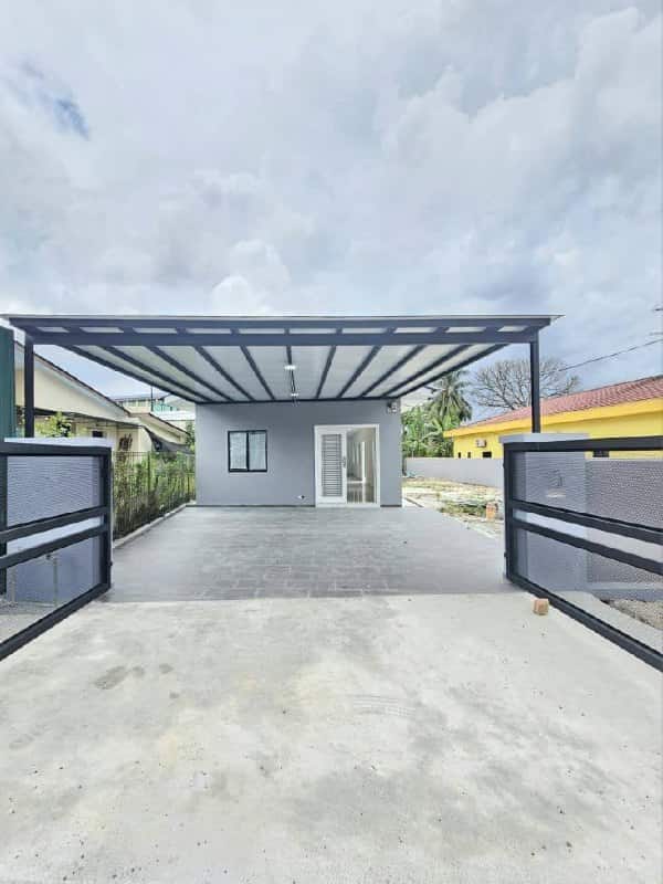 Double Storey Low Medium Cost Corner Lot Taman Scientex