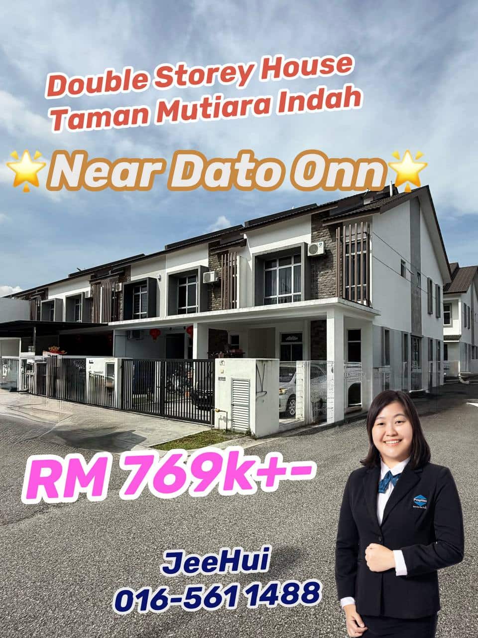 Double Storey House (End Lot) Taman Mutiara Indah
