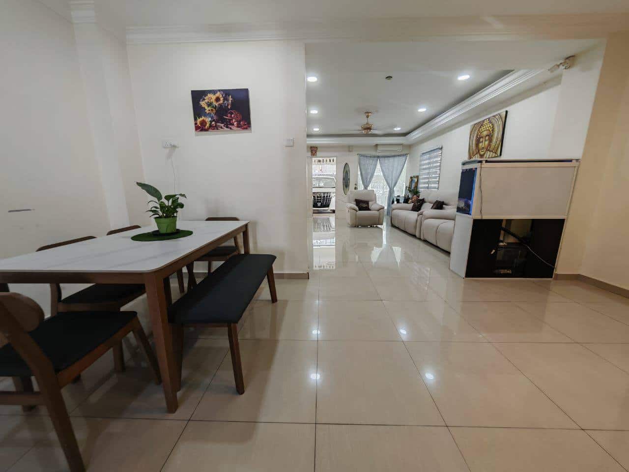 Double Storey End Lot Jalan Indah