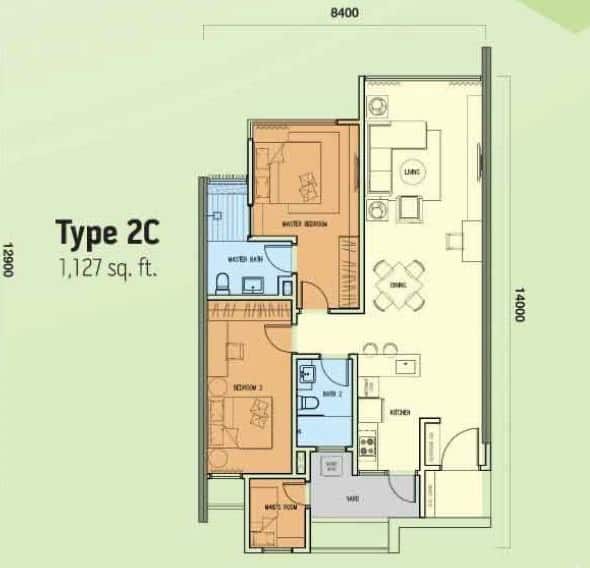 Condo Southkey Mosaic 7