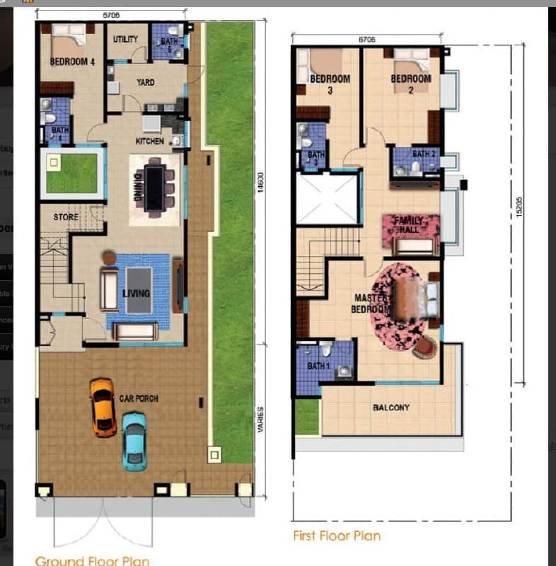 Double Storey Cluster Garden Villas 7