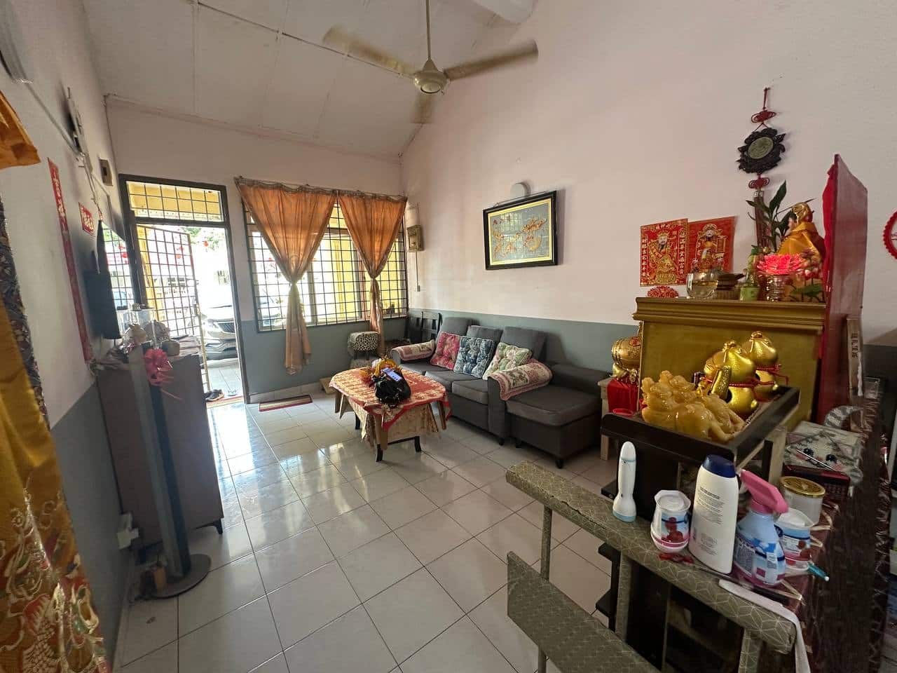 Single Storey End Lot Terrace Taman Rinting 3