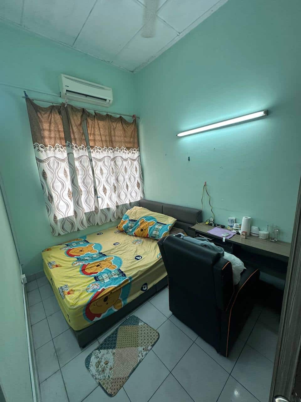 Single Storey End Lot Terrace Taman Rinting 7