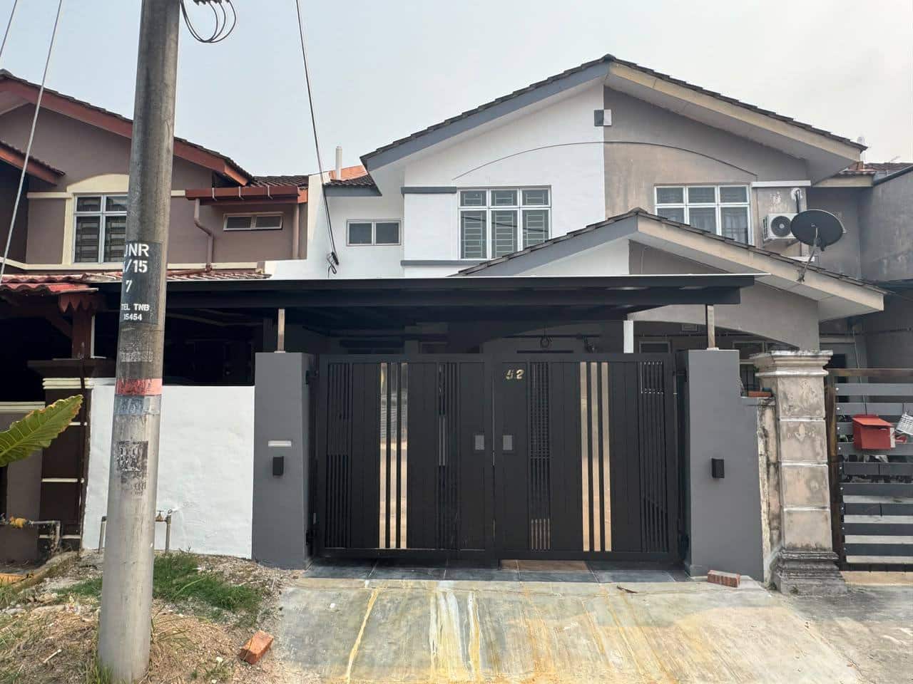 Double Storey Medium Cost Terrace House Taman Nusantara 1
