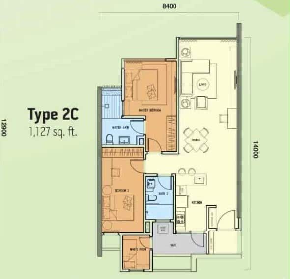 Condo Southkey Mosaic 8