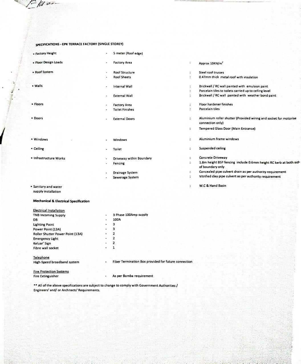 Single Storey Terrace Factory Kulai 9