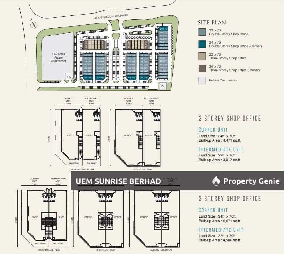 3 Sty Shoplot Jalan Niaga Aspira 1/1 6