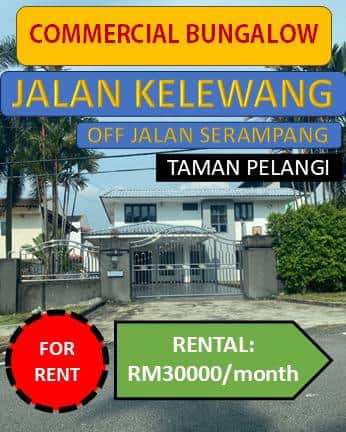 Bungalow (Converted to Commercial) Jalan Kelewang