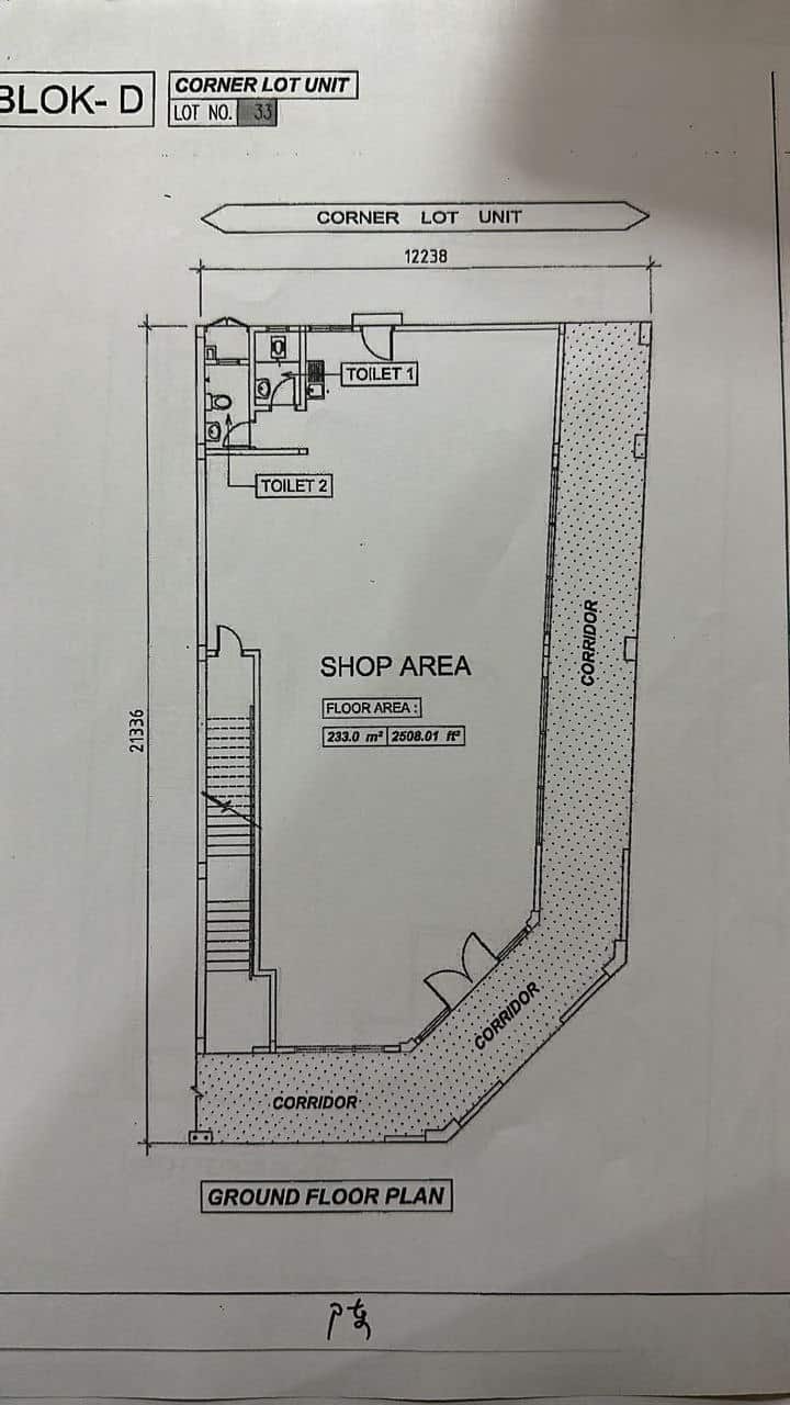 3 storey corner shop lot Taman nusa puncak 2