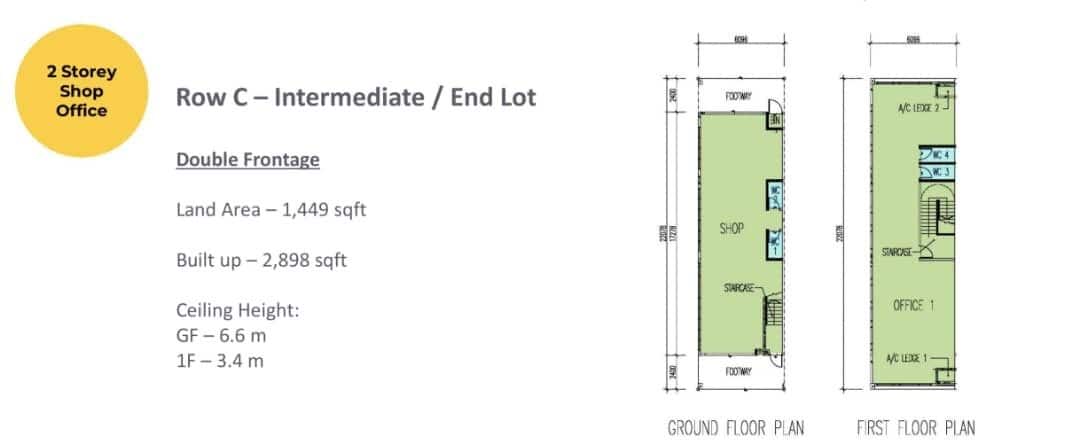 Double Storey Intermediate Shoplot Taman Mawar Pasir Gudang 4