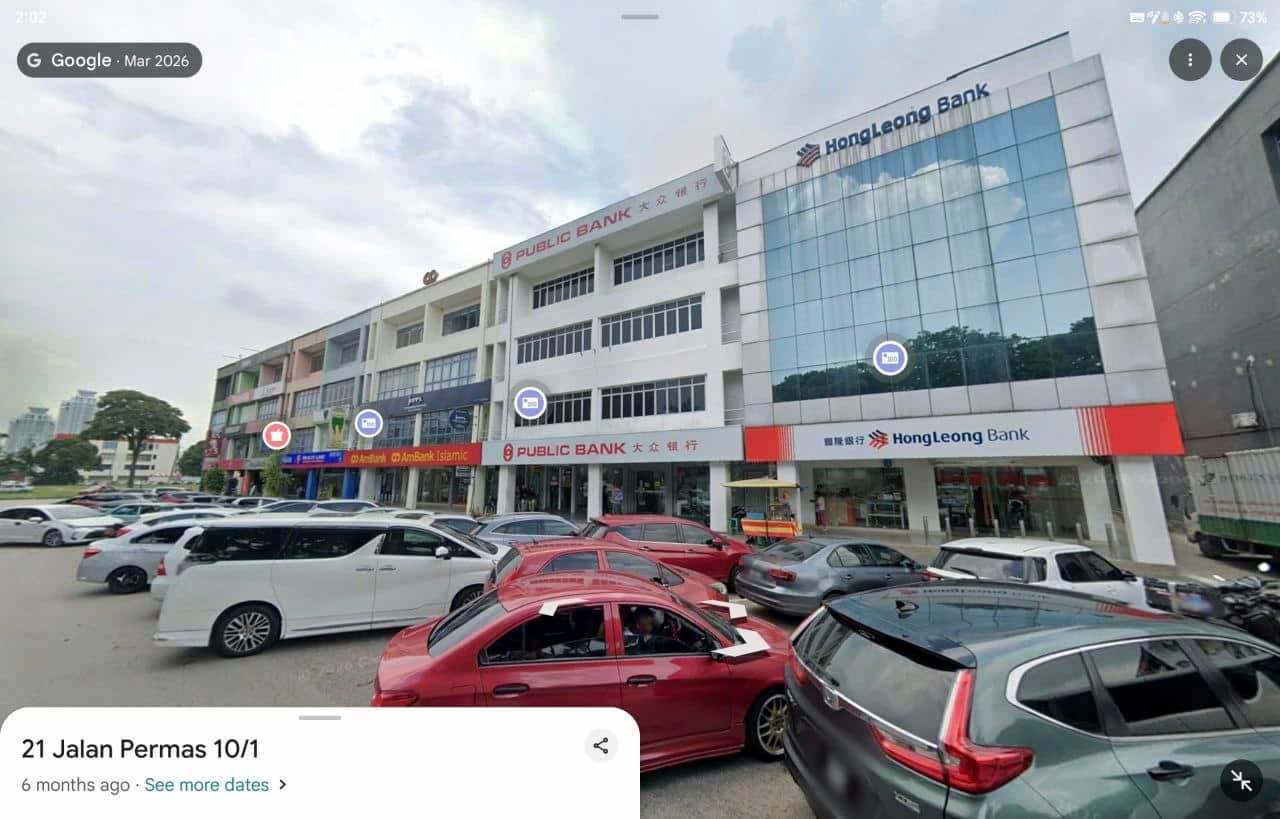 4-Storey End Lot Shoplot Permas Jaya 2