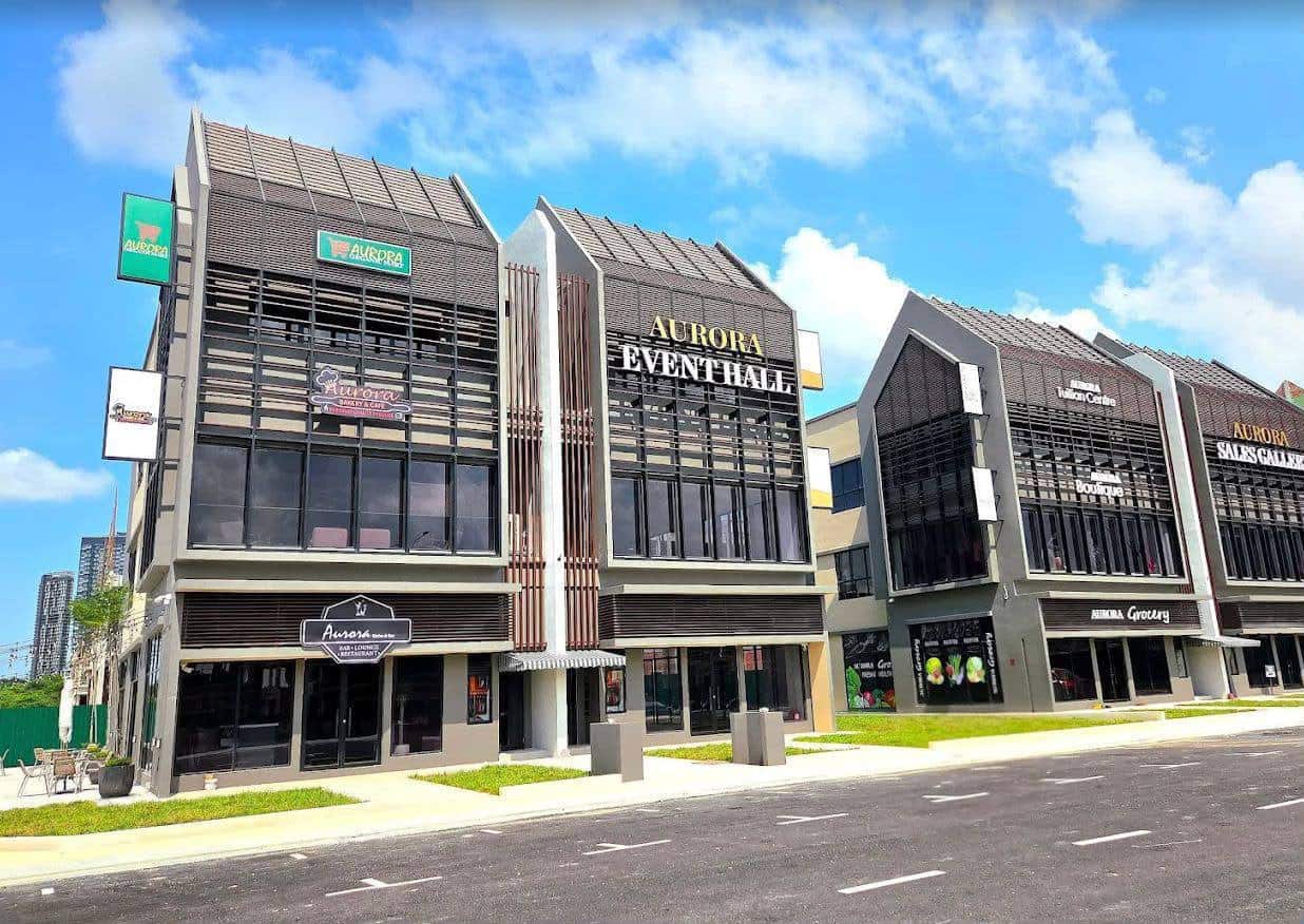 3 Storey Semi-D Shoplot Aurora Avenue 3