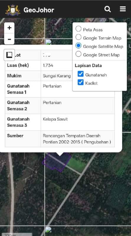 Agriculture Land (Pertanian - Kelapa Sawit) Pontian 4