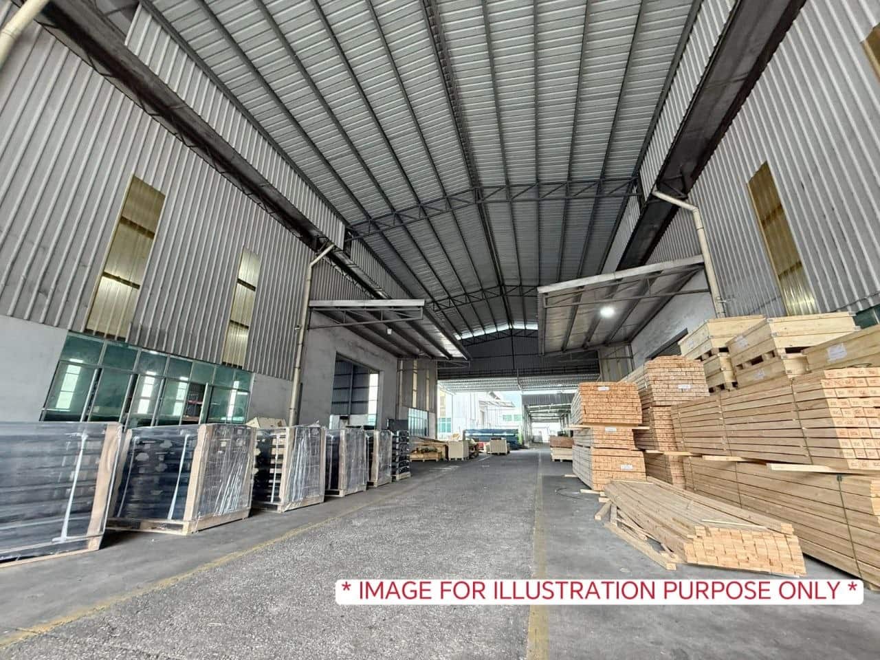 Single Storey Detached Factory with Double Storey Office Indahpura Industrial Park 5