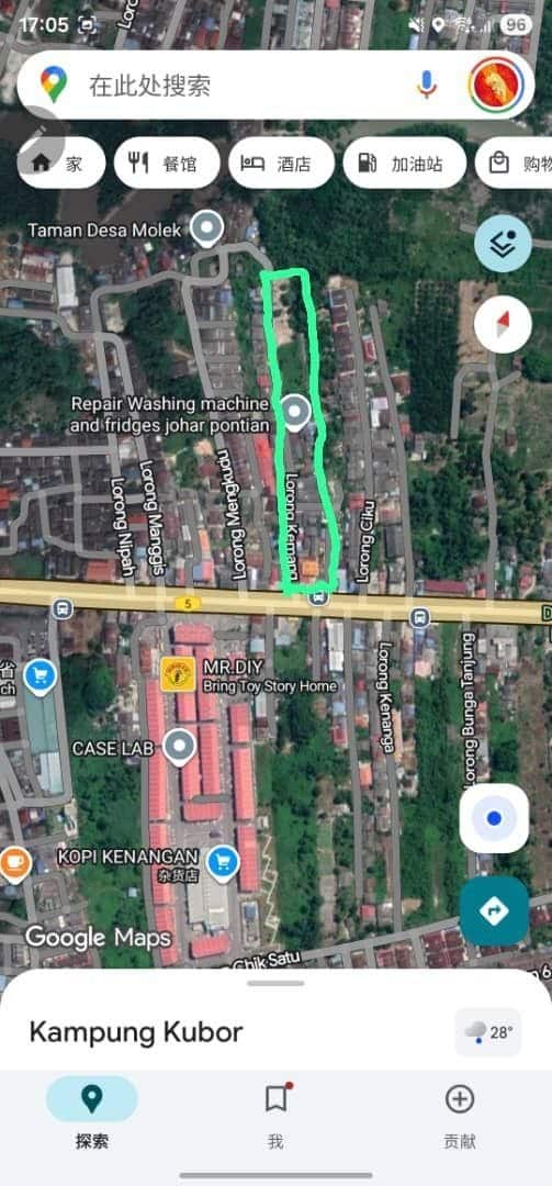 笨珍36哩大路旁Residence地【长方形地】黄金路段 Starbucks对面区

For Sal… 5