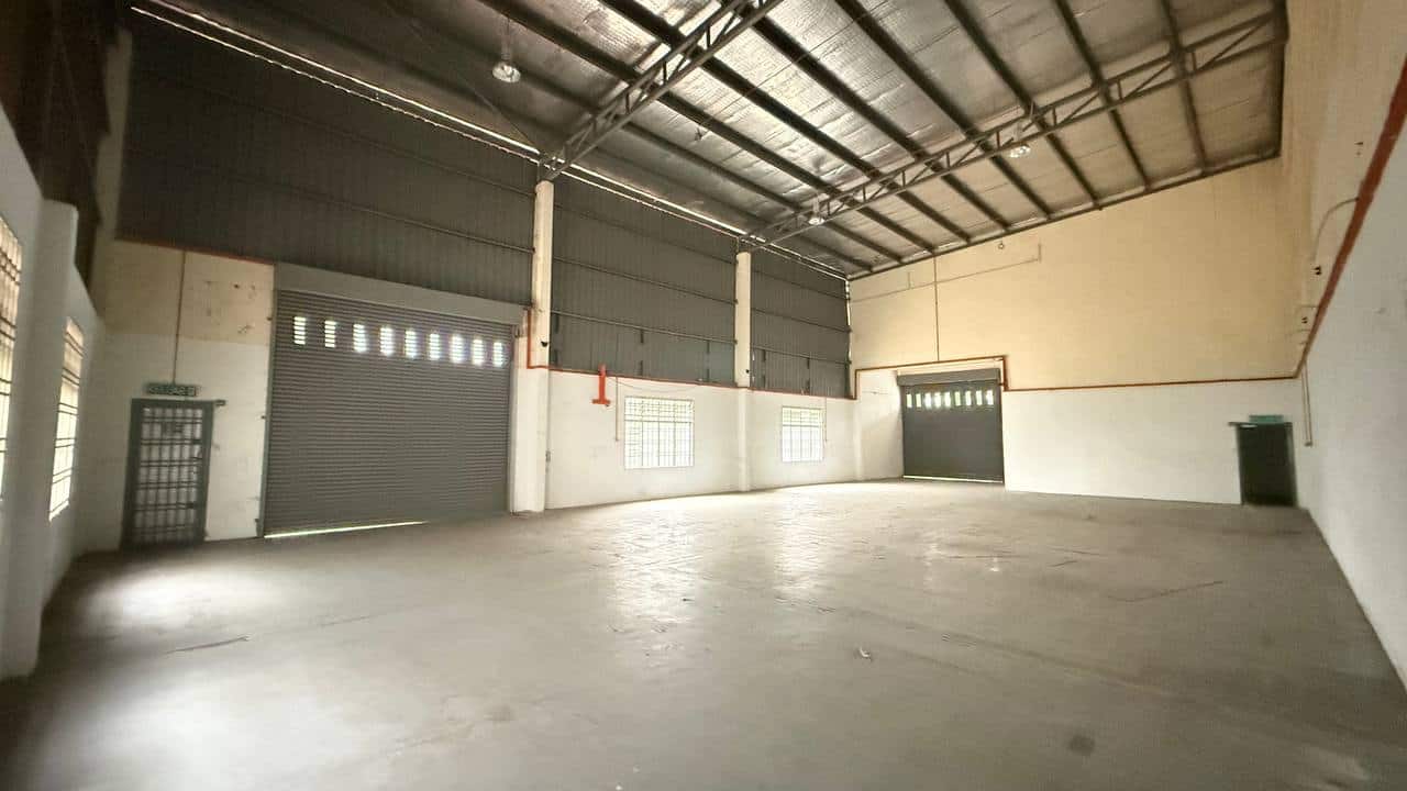 Single Storey Semi-D Factory with Mezzanine Office Kempas Utama Industrial Park 4