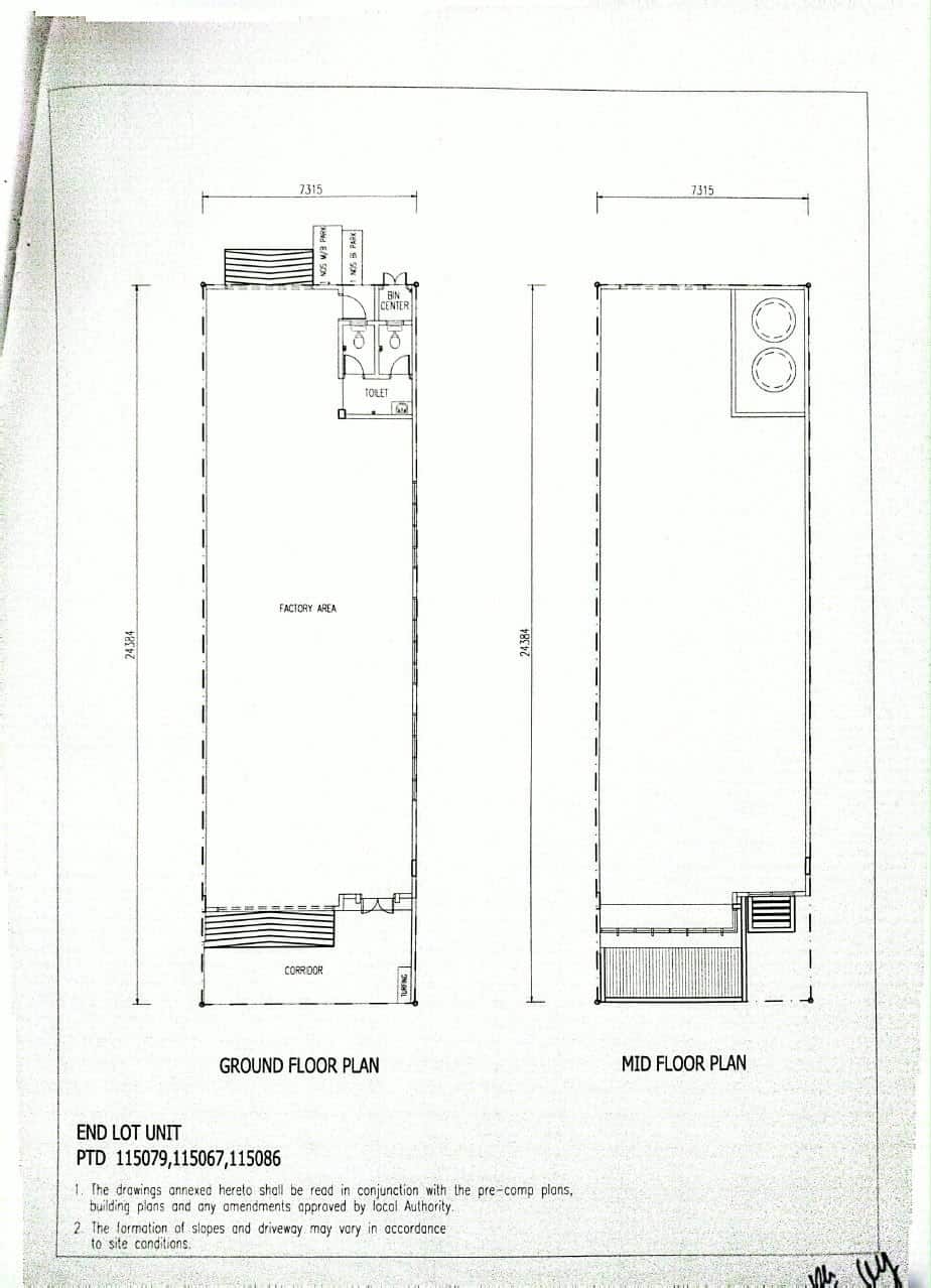 Single Storey Terrace Factory Kulai 4