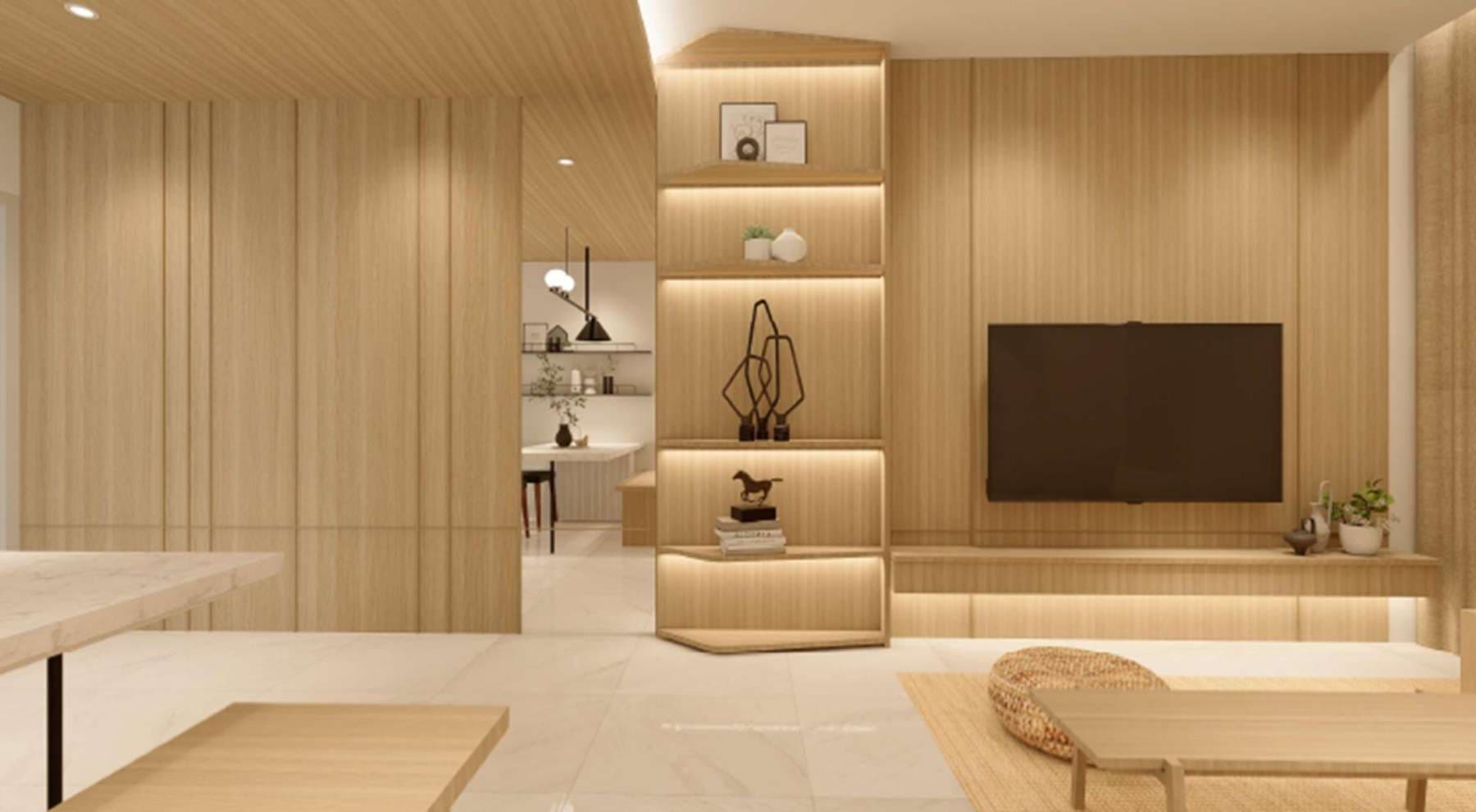 Bodaiju Residences panoramic city and tower render