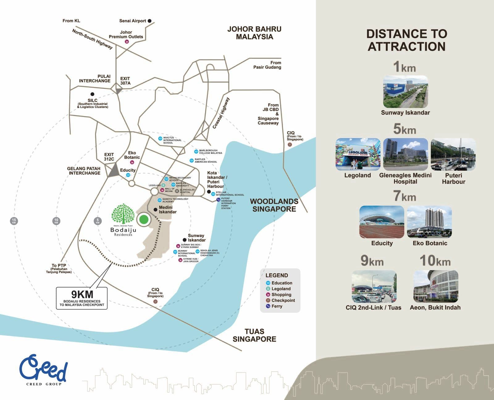 Bodaiju Residences location reference map