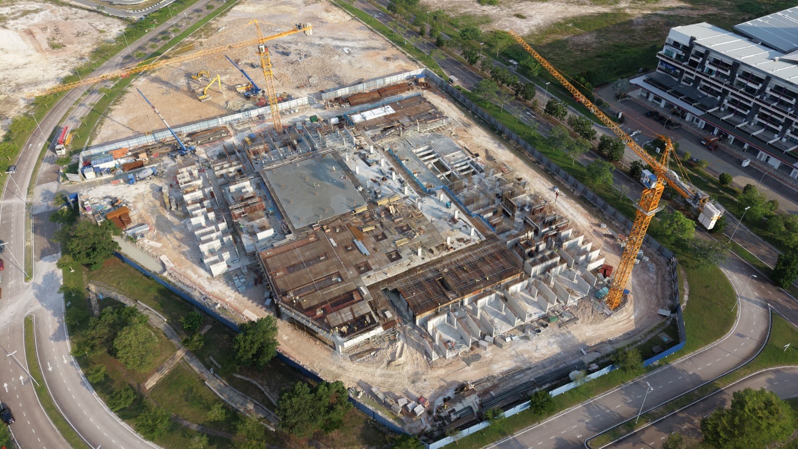Bodaiju Residences overall site progress photo