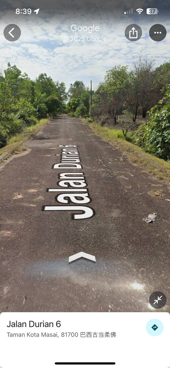 Land Taman Kota Masai 11