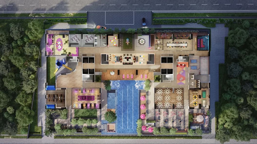 Summer Suites JB CIQ facilities overview render