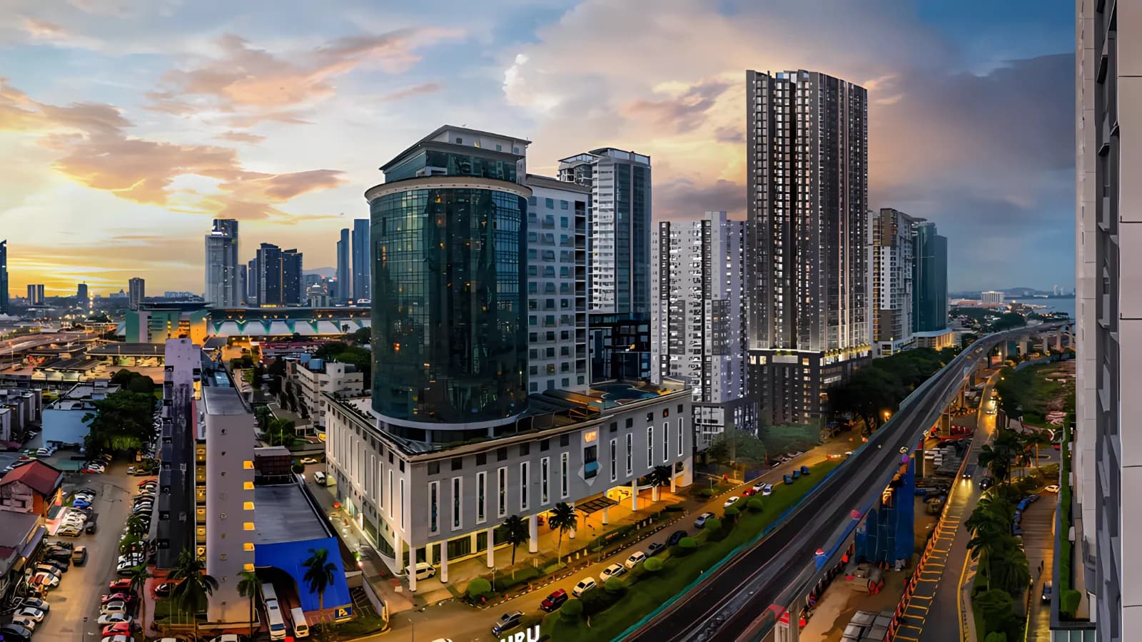 Summer Suites JB CIQ tower facade render