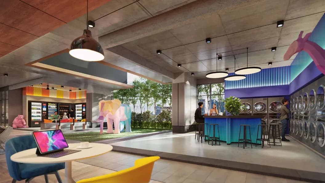 Summer Suites JB CIQ lounge render