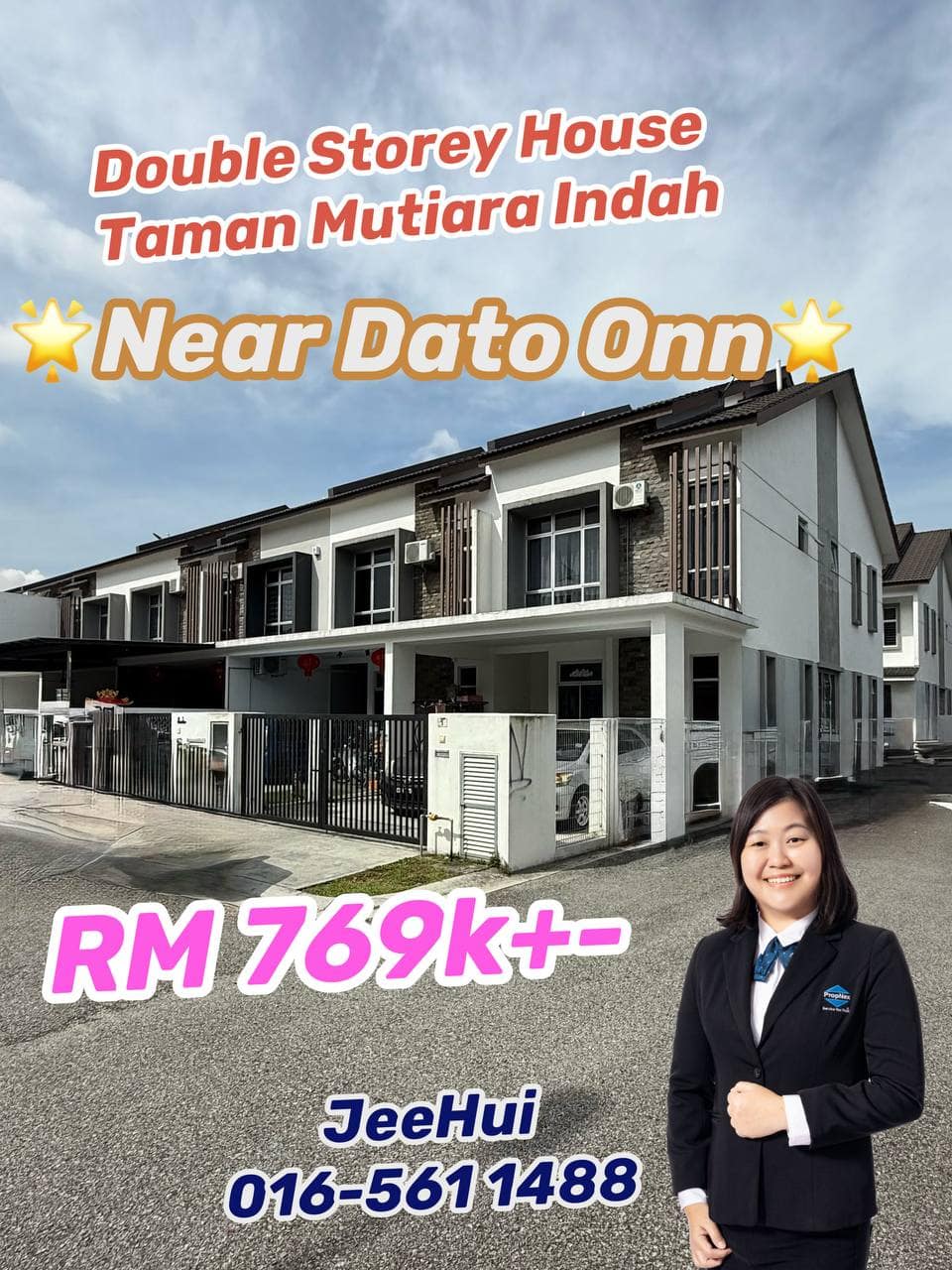 Double Storey House (End Lot) Taman Mutiara Indah – photo 1