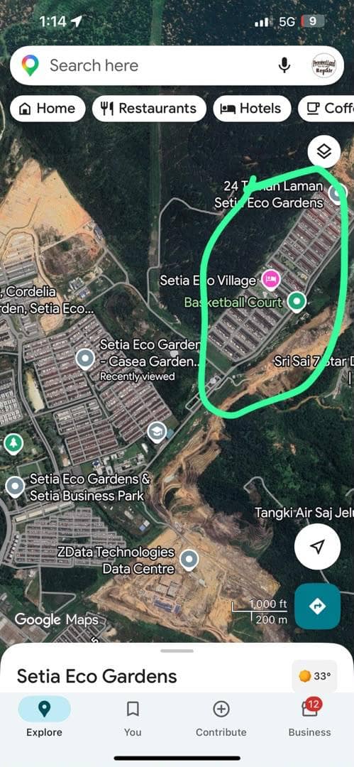 Urgent:
Tenant looking for rent within the circled… – photo 1