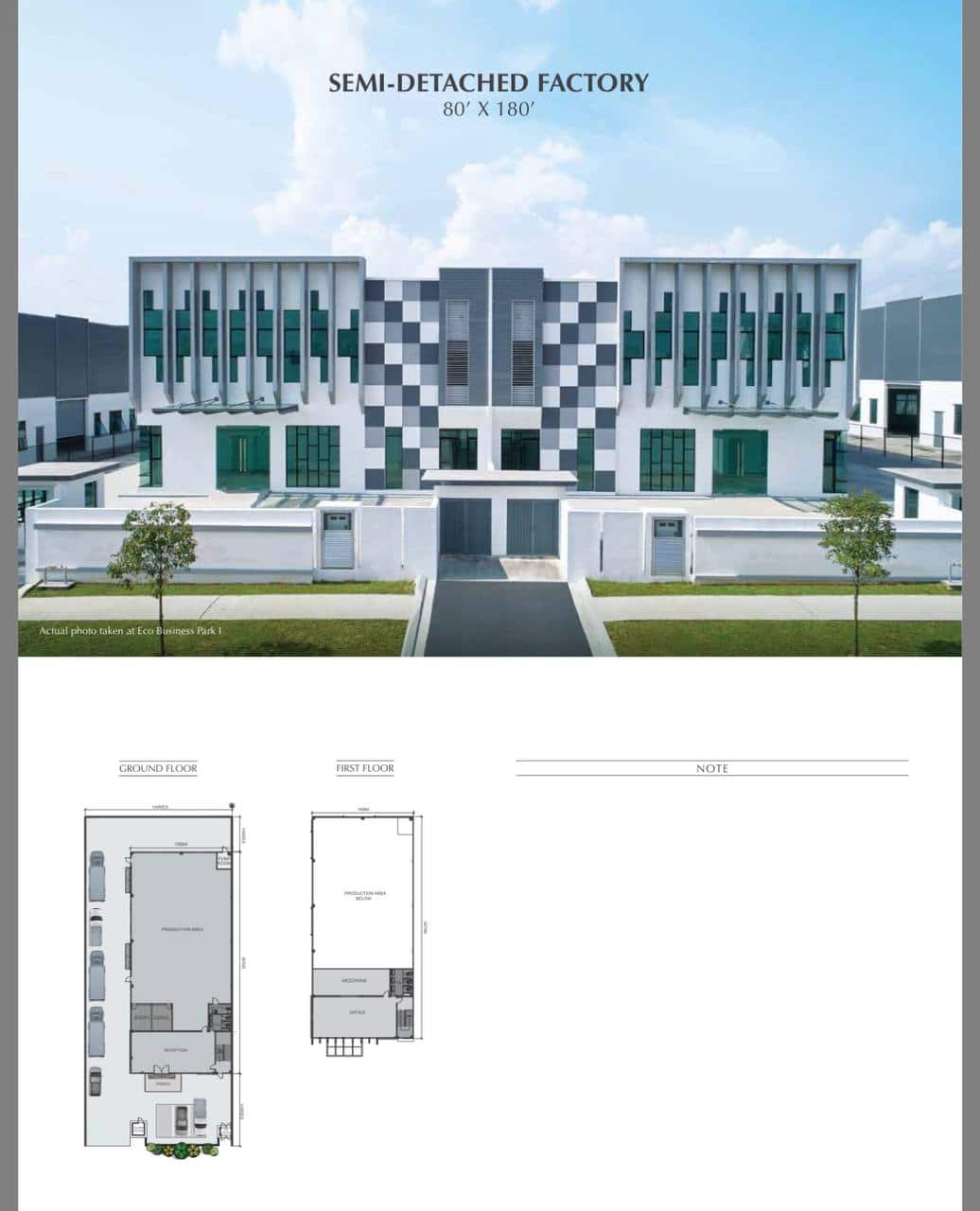 Corner Semi D Factory Eco Business Park 1 (Phase 1)