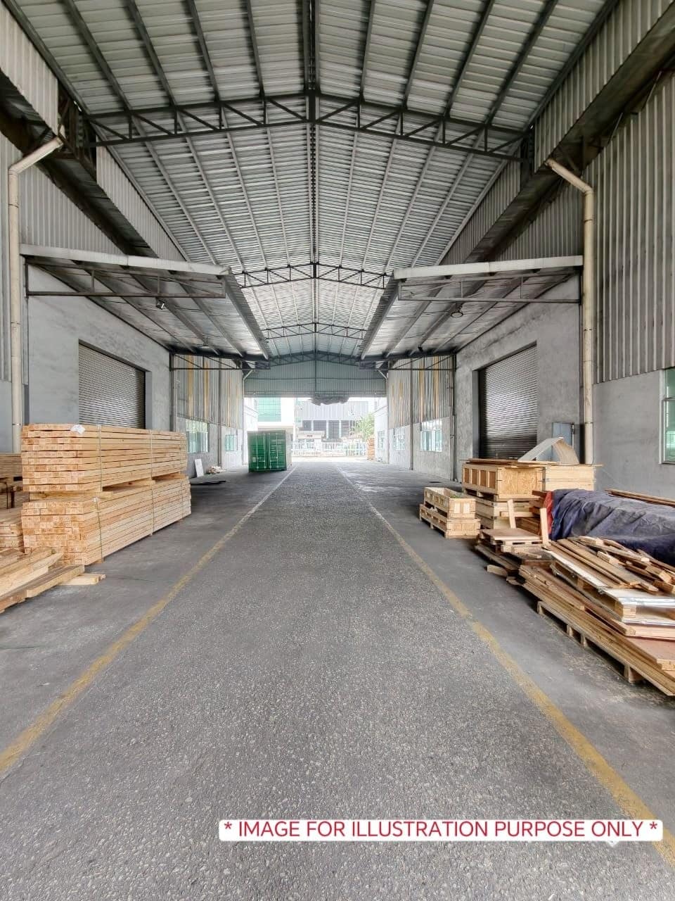 Single Storey Detached Factory with Double storey office Indahpura Industrial Park – photo 1